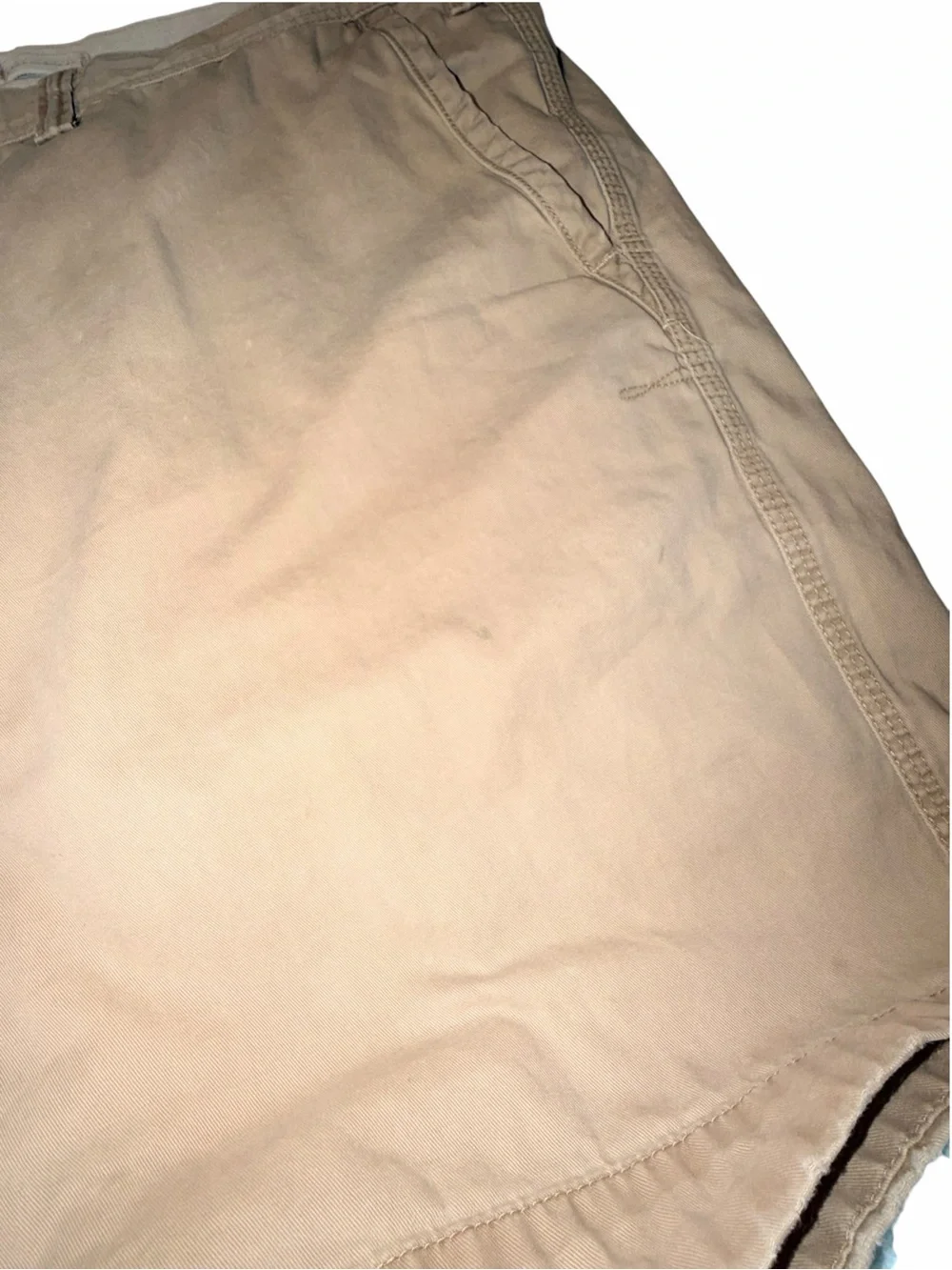 Polo by Ralph Lauren Beige Flat-Front Cotton Shorts